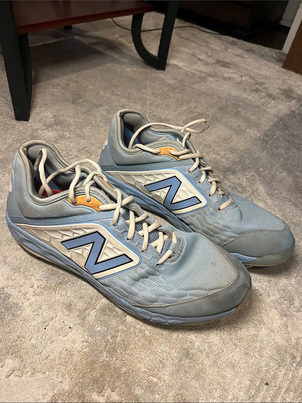 New Balance Carolina Blue Baseball Cleats